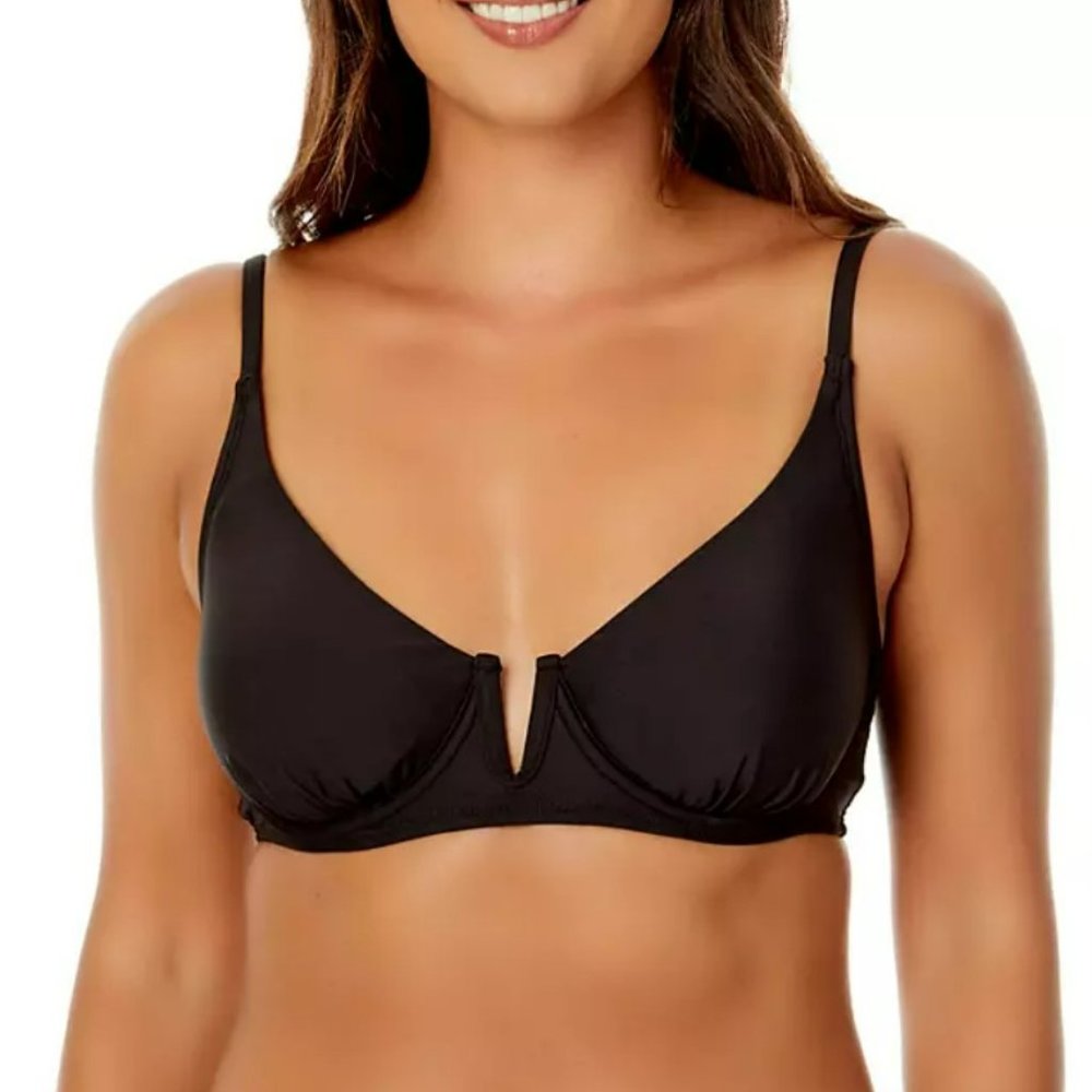 NWT Anne Cole Limited Edition Ladies Swim V-Wire Bikini Top Size X-Large